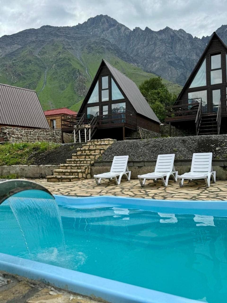 Morning Star Kazbegi Villa Ngoại thất bức ảnh