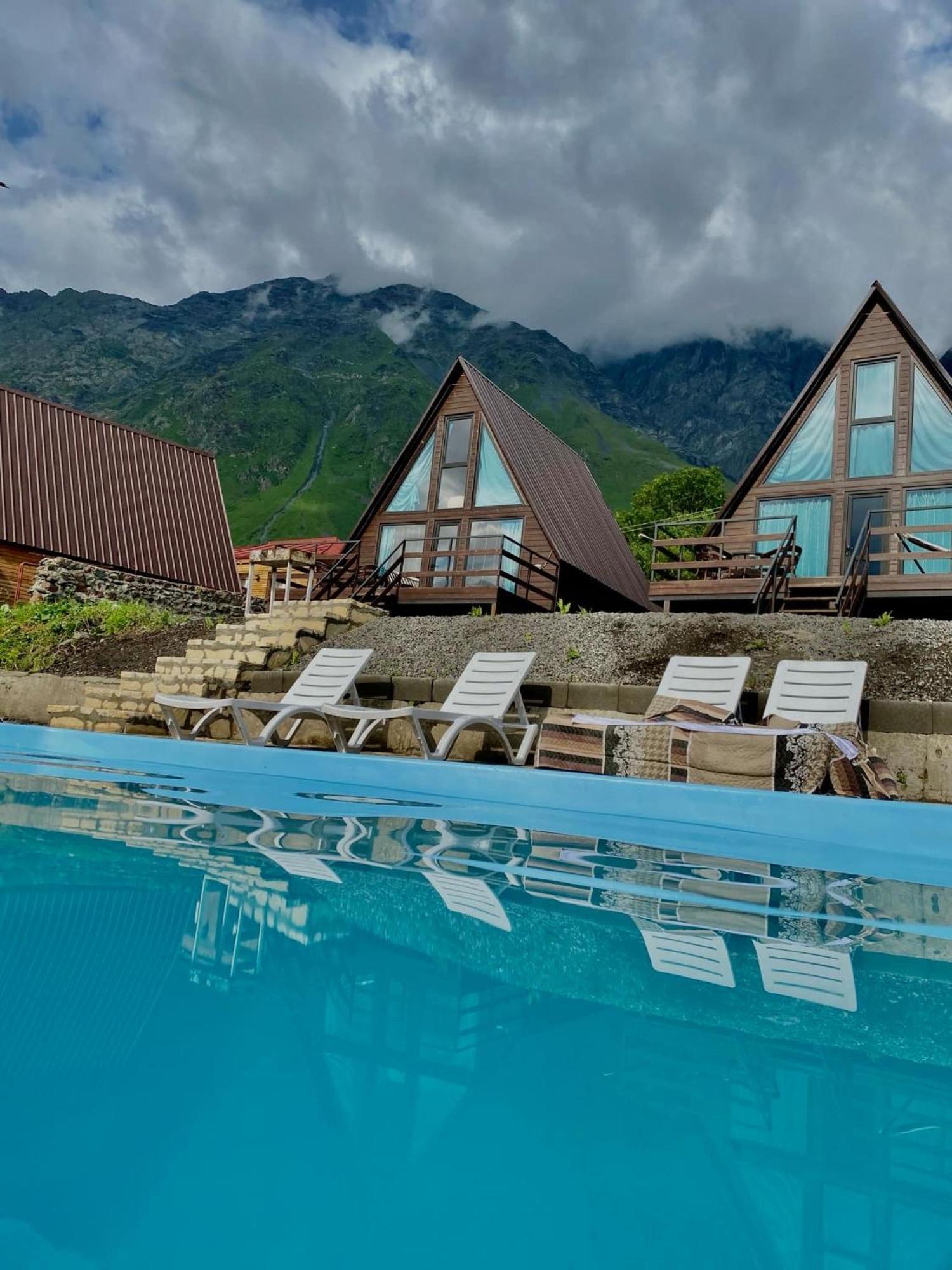 Morning Star Kazbegi Villa Ngoại thất bức ảnh