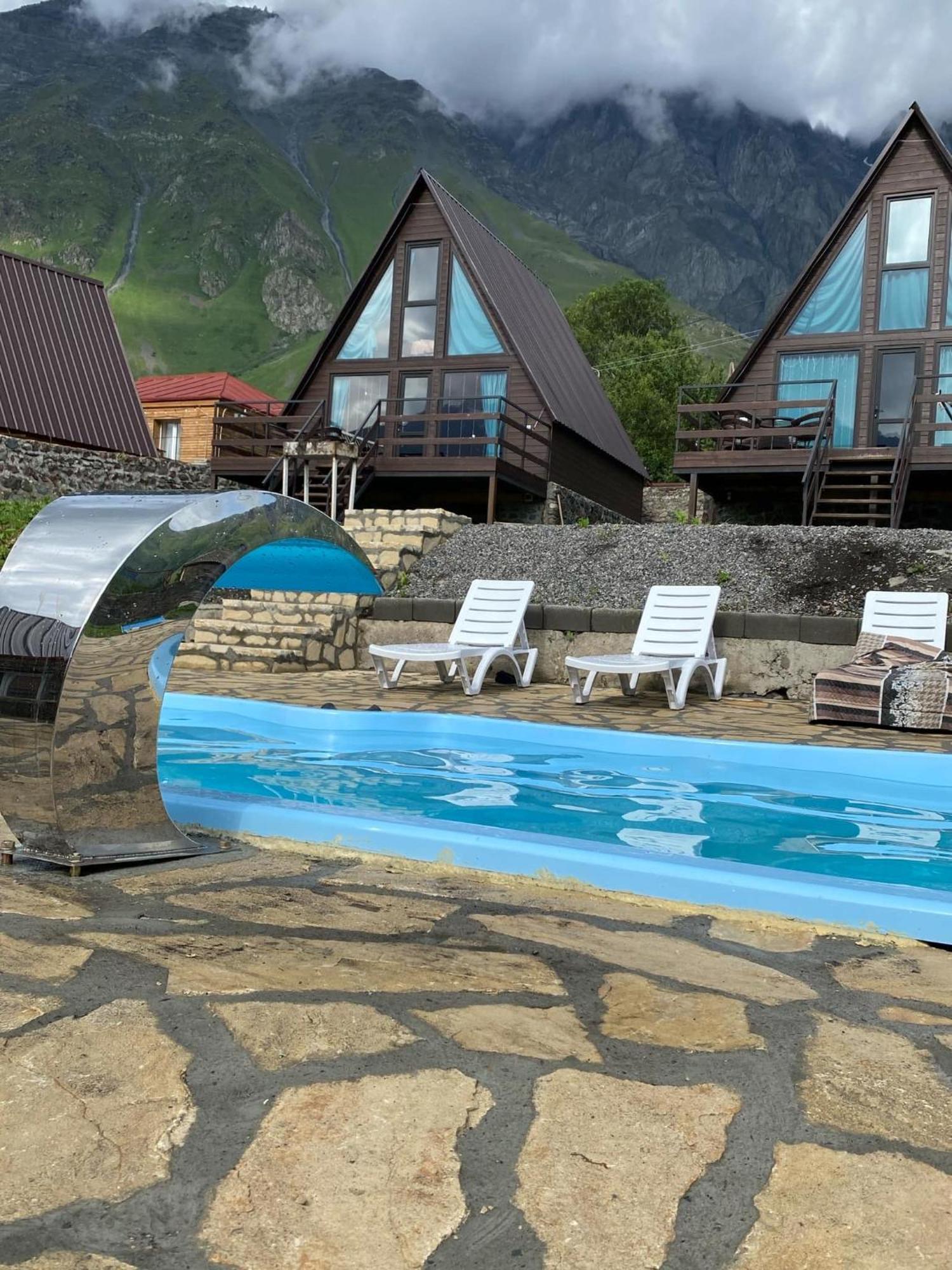 Morning Star Kazbegi Villa Ngoại thất bức ảnh